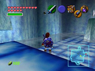 Zelda Ocarina Of Time : 神殿（地牢）中的黄金骷髅蜘蛛