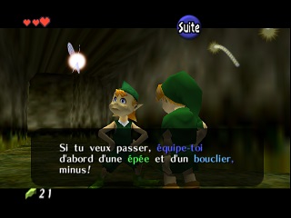 Zelda Ocarina Of Time Master Quest su N64 : Foresta Kokiri: Il risveglio di Link