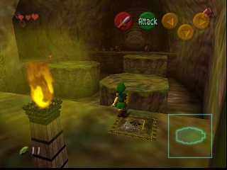 Zelda Ocarina Of Time Master Quest on N64 : The Deku Tree Zelda Ocarina Of Time Master Quest on N64 : The Deku Tree