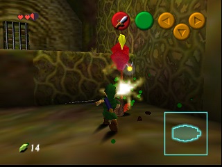 Zelda Ocarina Of Time Master Quest on N64 : The Deku Tree Zelda Ocarina Of Time Master Quest on N64 : The Deku Tree