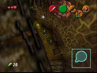 Zelda Ocarina Of Time Master Quest on N64 : The Deku Tree Zelda Ocarina Of Time Master Quest on N64 : The Deku Tree