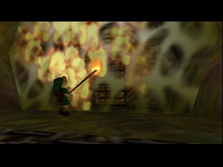 Zelda Ocarina Of Time Master Quest on N64 : The Deku Tree Zelda Ocarina Of Time Master Quest on N64 : The Deku Tree