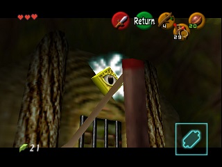 Zelda Ocarina Of Time Master Quest on N64 : The Deku Tree Zelda Ocarina Of Time Master Quest on N64 : The Deku Tree