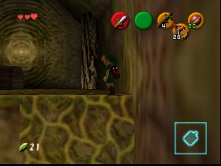 Zelda Ocarina Of Time Master Quest on N64 : The Deku Tree Zelda Ocarina Of Time Master Quest on N64 : The Deku Tree