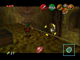 Zelda Ocarina Of Time Master Quest on N64 : The Deku Tree Zelda Ocarina Of Time Master Quest on N64 : The Deku Tree