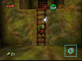 Zelda Ocarina Of Time Master Quest on N64 : The Deku Tree Zelda Ocarina Of Time Master Quest on N64 : The Deku Tree