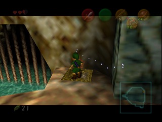 Zelda Ocarina Of Time Master Quest on N64 : The Deku Tree Zelda Ocarina Of Time Master Quest on N64 : The Deku Tree