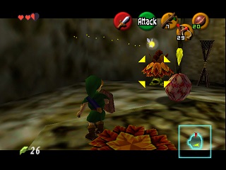 Zelda Ocarina Of Time Master Quest on N64 : The Deku Tree Zelda Ocarina Of Time Master Quest on N64 : The Deku Tree