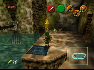 Zelda Ocarina Of Time Master Quest on N64 : The Deku Tree Zelda Ocarina Of Time Master Quest on N64 : The Deku Tree