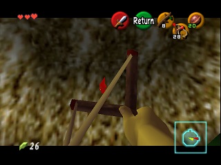 Zelda Ocarina Of Time Master Quest on N64 : The Deku Tree Zelda Ocarina Of Time Master Quest on N64 : The Deku Tree