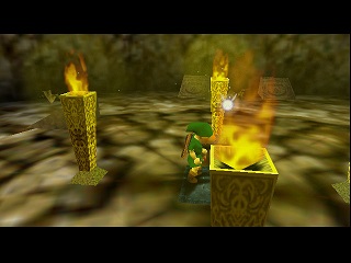 Zelda Ocarina Of Time Master Quest on N64 : The Deku Tree Zelda Ocarina Of Time Master Quest on N64 : The Deku Tree