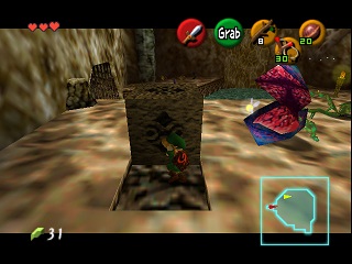 Zelda Ocarina Of Time Master Quest on N64 : The Deku Tree Zelda Ocarina Of Time Master Quest on N64 : The Deku Tree