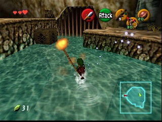 Zelda Ocarina Of Time Master Quest on N64 : The Deku Tree Zelda Ocarina Of Time Master Quest on N64 : The Deku Tree