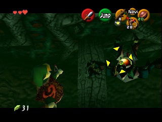 Zelda Ocarina Of Time Master Quest on N64 : The Deku Tree Zelda Ocarina Of Time Master Quest on N64 : The Deku Tree