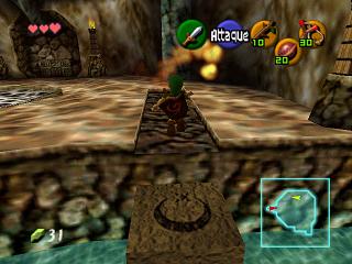 Zelda Ocarina Of Time N64版 : 德库树内部 Zelda Ocarina Of Time N64版 : 德库树内部