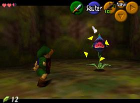 Zelda Ocarina Of Time N64版 : 德库树内部 Zelda Ocarina Of Time N64版 : 德库树内部