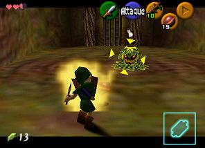 Zelda Ocarina Of Time N64版 : 德库树内部 Zelda Ocarina Of Time N64版 : 德库树内部