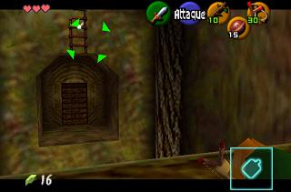 Zelda Ocarina Of Time N64版 : 德库树内部 Zelda Ocarina Of Time N64版 : 德库树内部