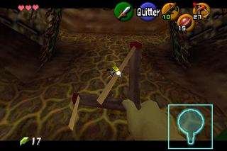Zelda Ocarina Of Time N64版 : 德库树内部 Zelda Ocarina Of Time N64版 : 德库树内部