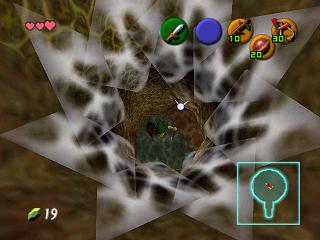 Zelda Ocarina Of Time N64版 : 德库树内部 Zelda Ocarina Of Time N64版 : 德库树内部