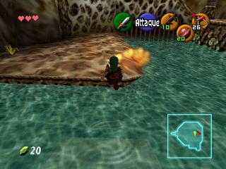 Zelda Ocarina Of Time N64版 : 德库树内部 Zelda Ocarina Of Time N64版 : 德库树内部
