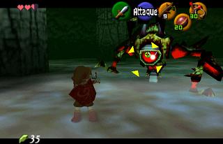 Zelda Ocarina Of Time N64版 : 德库树内部 Zelda Ocarina Of Time N64版 : 德库树内部