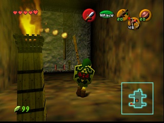 Zelda Ocarina Of Time Master Quest on N64 : Dodongo's Cavern Zelda Ocarina Of Time Master Quest on N64 : Dodongo's Cavern