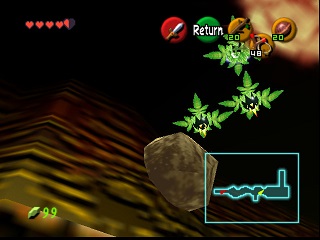 Zelda Ocarina Of Time Master Quest on N64 : Dodongo's Cavern Zelda Ocarina Of Time Master Quest on N64 : Dodongo's Cavern
