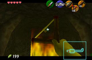 Zelda Ocarina Of Time N64版 : 多咚戈洞窟 Zelda Ocarina Of Time N64版 : 多咚戈洞窟