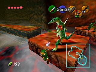 Zelda Ocarina Of Time N64版 : 多咚戈洞窟 Zelda Ocarina Of Time N64版 : 多咚戈洞窟