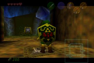 Zelda Ocarina Of Time N64版 : 多咚戈洞窟 Zelda Ocarina Of Time N64版 : 多咚戈洞窟