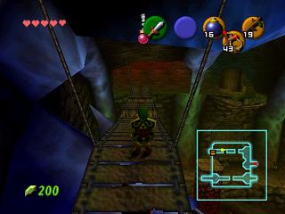 Zelda Ocarina Of Time N64版 : 多咚戈洞窟 Zelda Ocarina Of Time N64版 : 多咚戈洞窟
