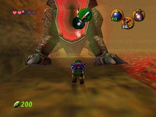 Zelda Ocarina Of Time N64版 : 多咚戈洞窟 Zelda Ocarina Of Time N64版 : 多咚戈洞窟
