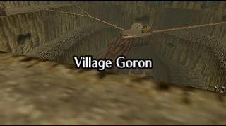 Zelda Ocarina Of Time sur N64 - Le village Goron