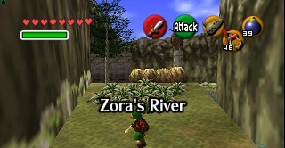 Zelda Ocarina Of Time su N64 - Il fiume Zora
