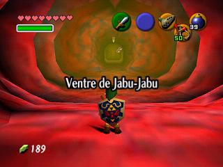Zelda Ocarina Of Time Master Quest sur N64 - Le ventre de Jabu Jabu