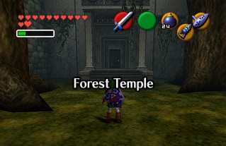 Zelda Ocarina Of Time su N64 - Il Tempio della Foresta