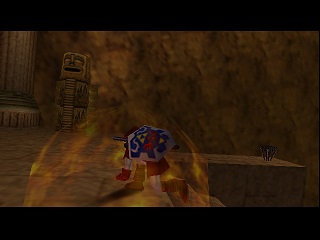 Zelda Ocarina Of Time Master Quest N64-এ : অগ্নি মন্দির