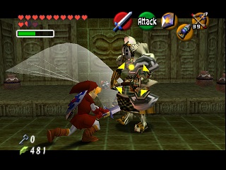 Zelda Ocarina Of Time Master Quest N64-এ : অগ্নি মন্দির