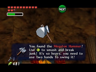 Zelda Ocarina Of Time Master Quest N64-এ : অগ্নি মন্দির