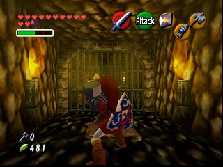 Zelda Ocarina Of Time Master Quest N64-এ : অগ্নি মন্দির