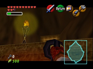 Zelda Ocarina Of Time Master Quest N64-এ : অগ্নি মন্দির