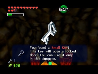 Zelda Ocarina Of Time Master Quest N64-এ : অগ্নি মন্দির