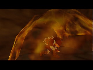 Zelda Ocarina Of Time Master Quest N64-এ : অগ্নি মন্দির