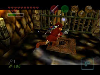 Zelda Ocarina Of Time Master Quest N64-এ : অগ্নি মন্দির