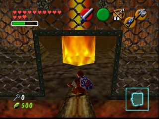 Zelda Ocarina Of Time Master Quest N64-এ : অগ্নি মন্দির
