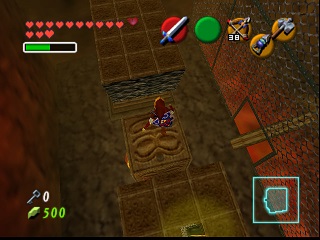 Zelda Ocarina Of Time Master Quest N64-এ : অগ্নি মন্দির
