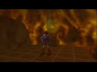 Zelda Ocarina Of Time Master Quest N64-এ : অগ্নি মন্দির