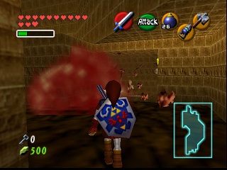 Zelda Ocarina Of Time Master Quest N64-এ : অগ্নি মন্দির