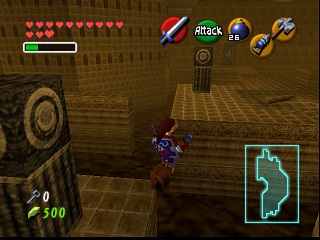 Zelda Ocarina Of Time Master Quest N64-এ : অগ্নি মন্দির